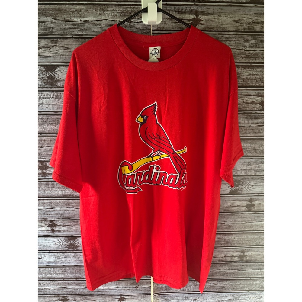 St. Louis Cardinals MLB Delta Pro Weight Men's Short-Sleeved T-Shirt XL Red NWT